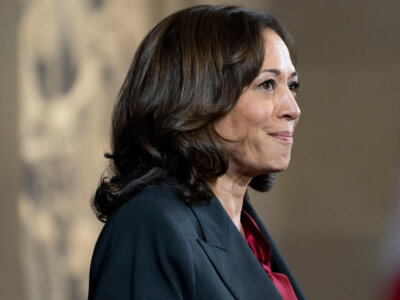 Vice President Kamala Harris speaks at the Tribal Summit, Wednesday, Nov. 30, 2022, at the Department of the Interior in Washington. (AP Photo/Jacquelyn Martin)